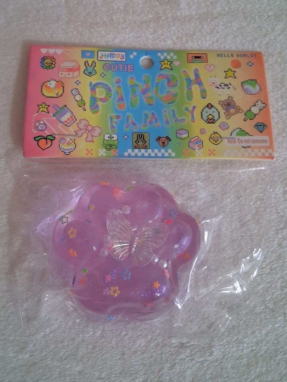 Pinch Family Purple Taba Like Squishy Paw 1 for $12 or 2 for $20